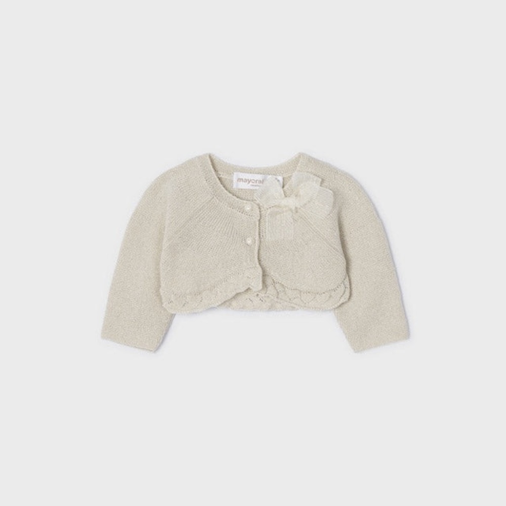 Size 6-9 months Mayoral Cream Knit Sweater for Kids